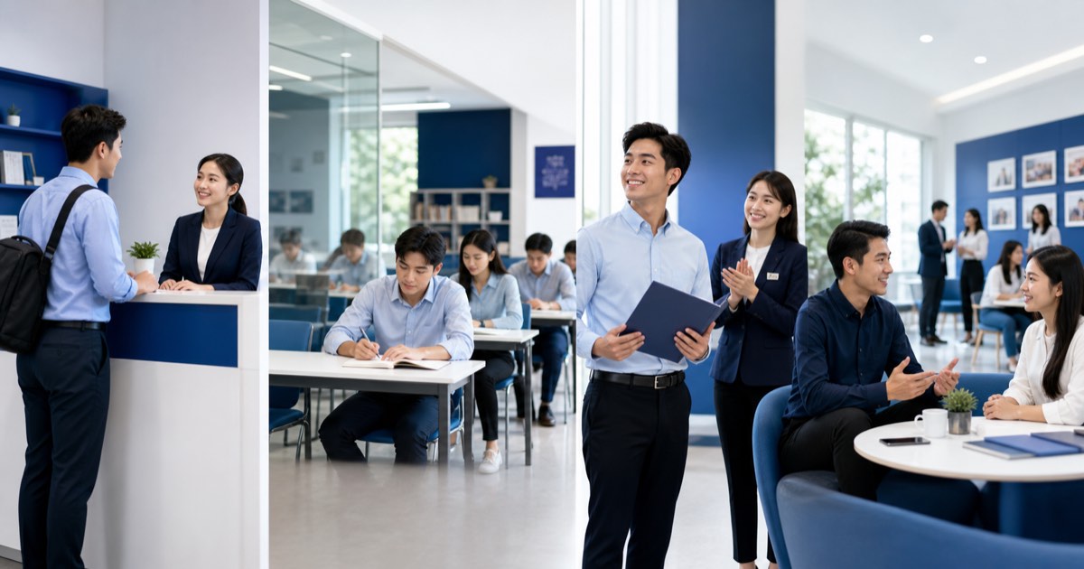 Myanmar training school Student Journey from inquiry to alumni